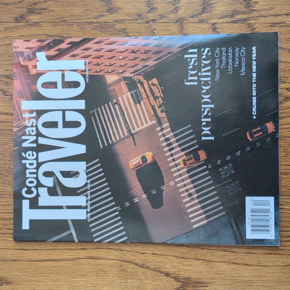 Condé Nast Traveler Magazine The World Made Local December 2022